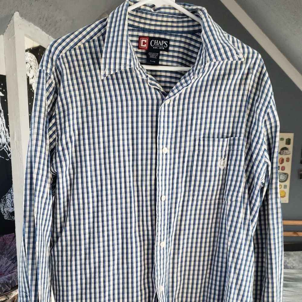 Large Chaps Collard shirt